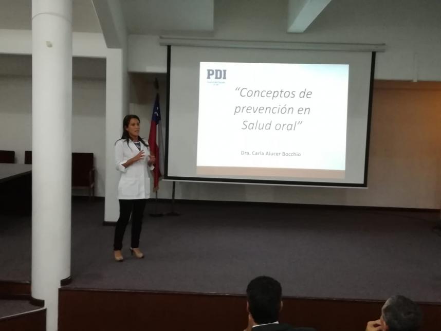 SEDE ARICA DICTA CHARLA PREVENTIVA DE SALUD BUCAL 2019