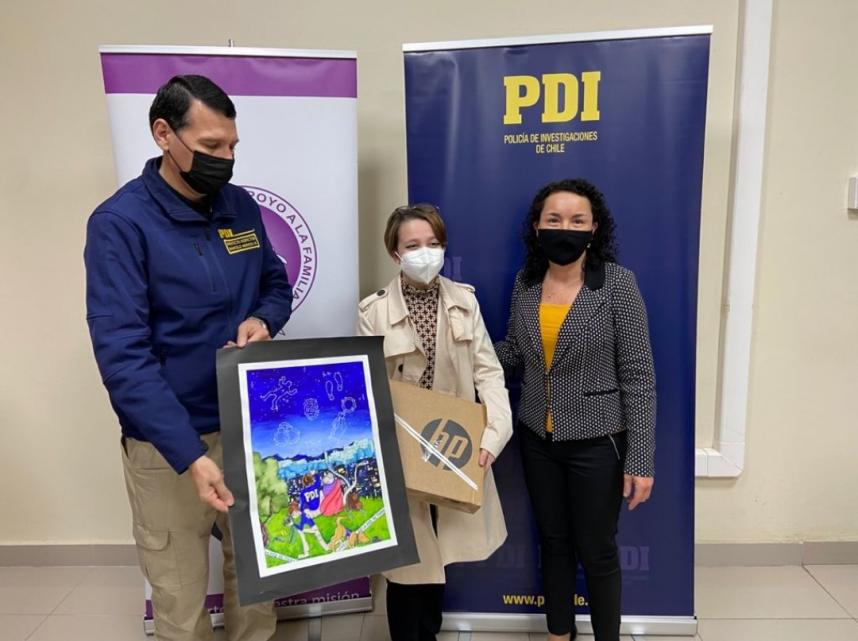 SEDE ÑUBLE PARTICIPÓ DE CONCURSO DE PINTURA 2021 2